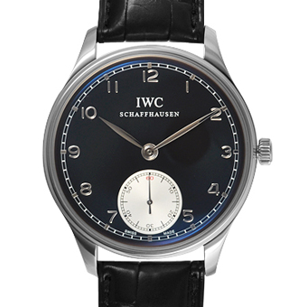 IWC ポルトギーゼ コピー ハンドワインド IW545404 ブラック/シルバー